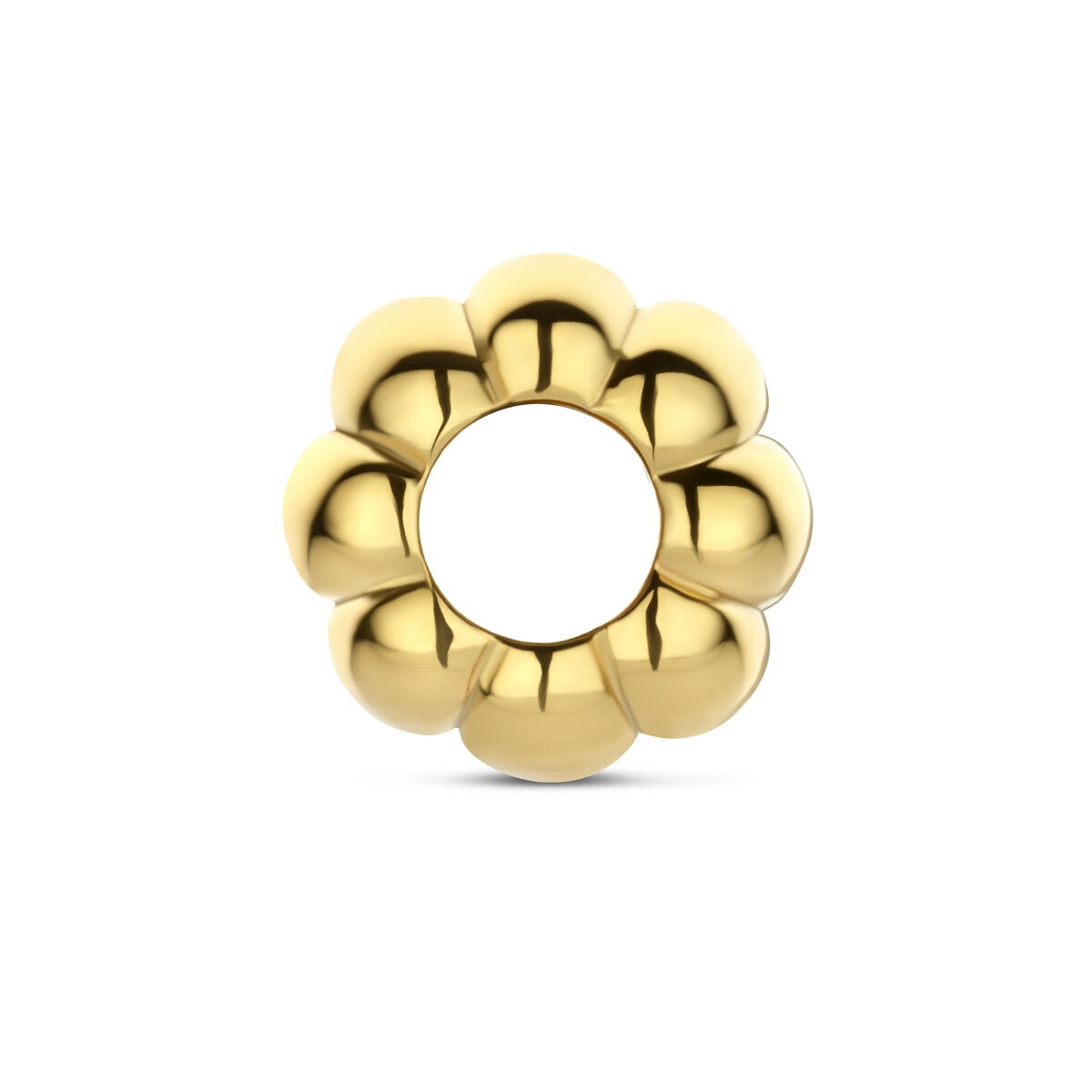 Rondella in argento 925 con placcatura oro giallo
