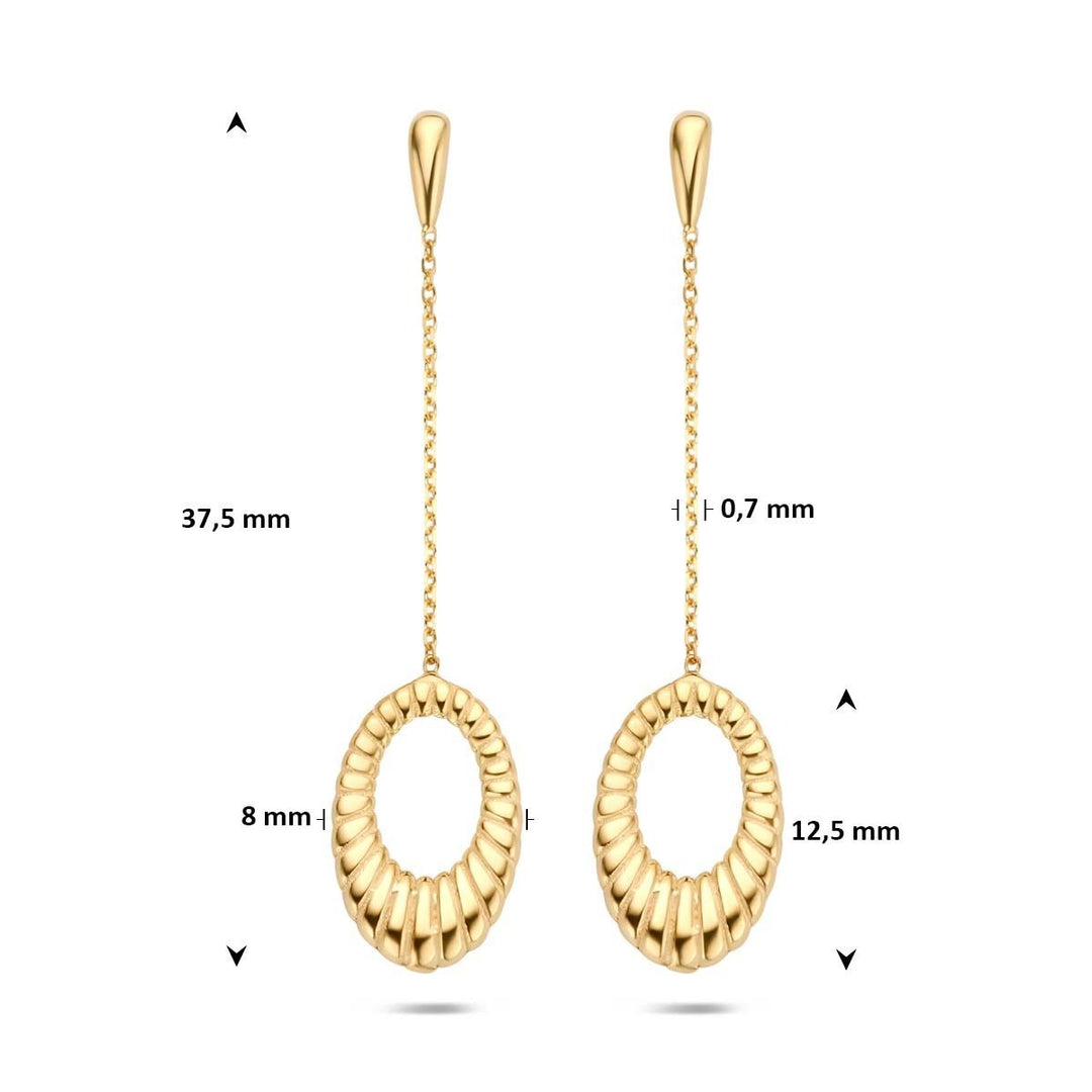 14k Geelgouden oorhangers