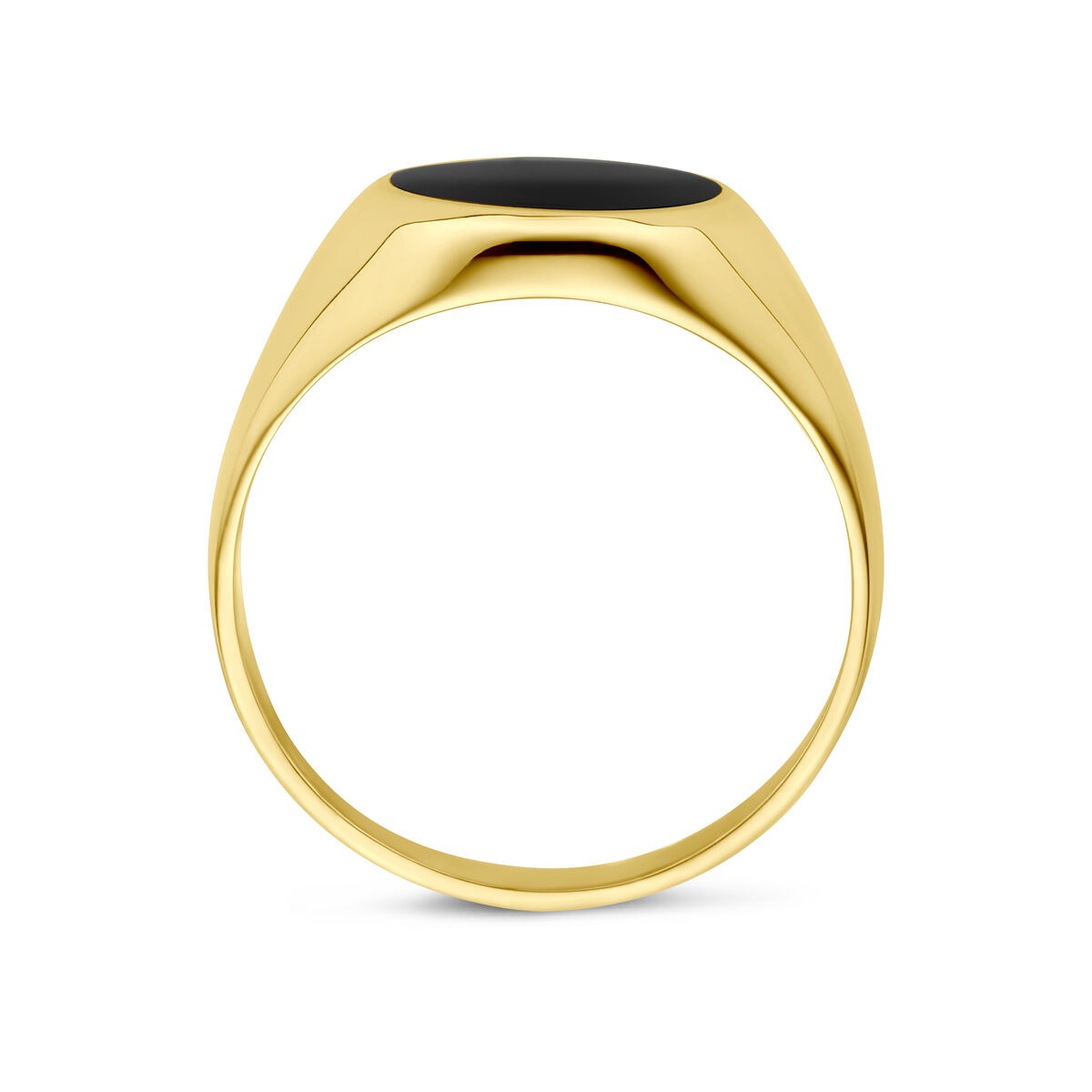 Anello in Oro Giallo 14k con Onice