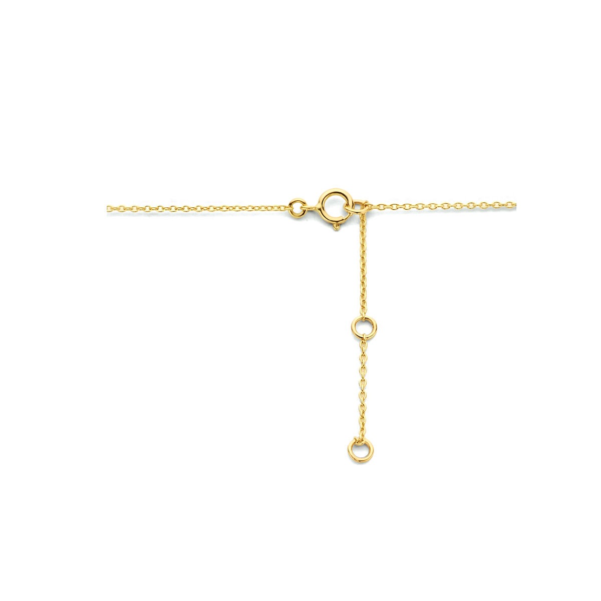 Collana in oro giallo 9k con ciondolo infinity