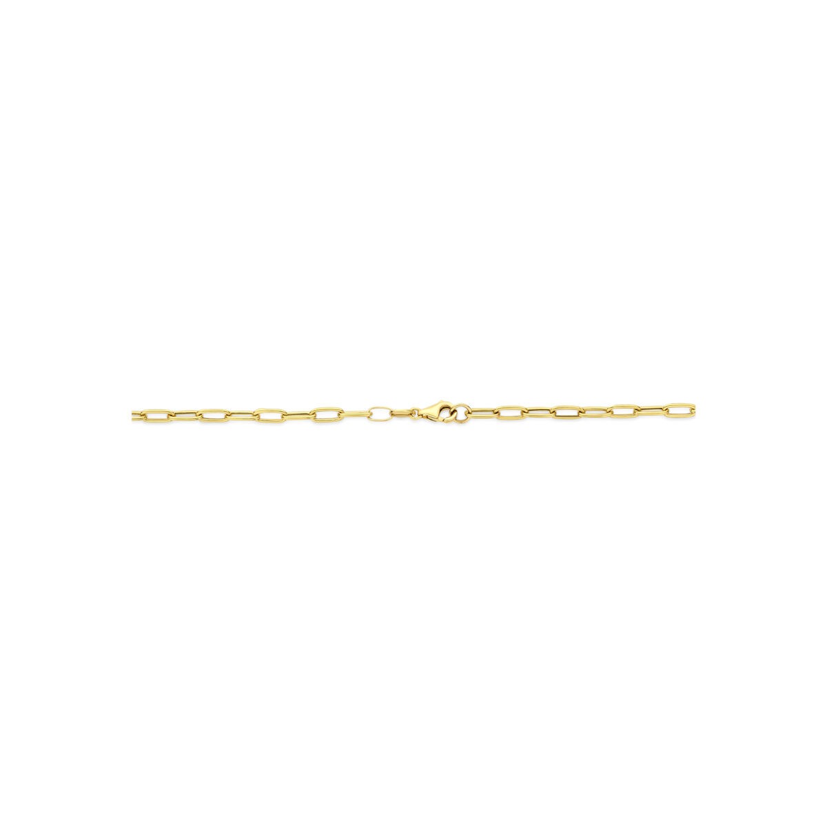 Collana a Catena Ancora in Oro Giallo 14k