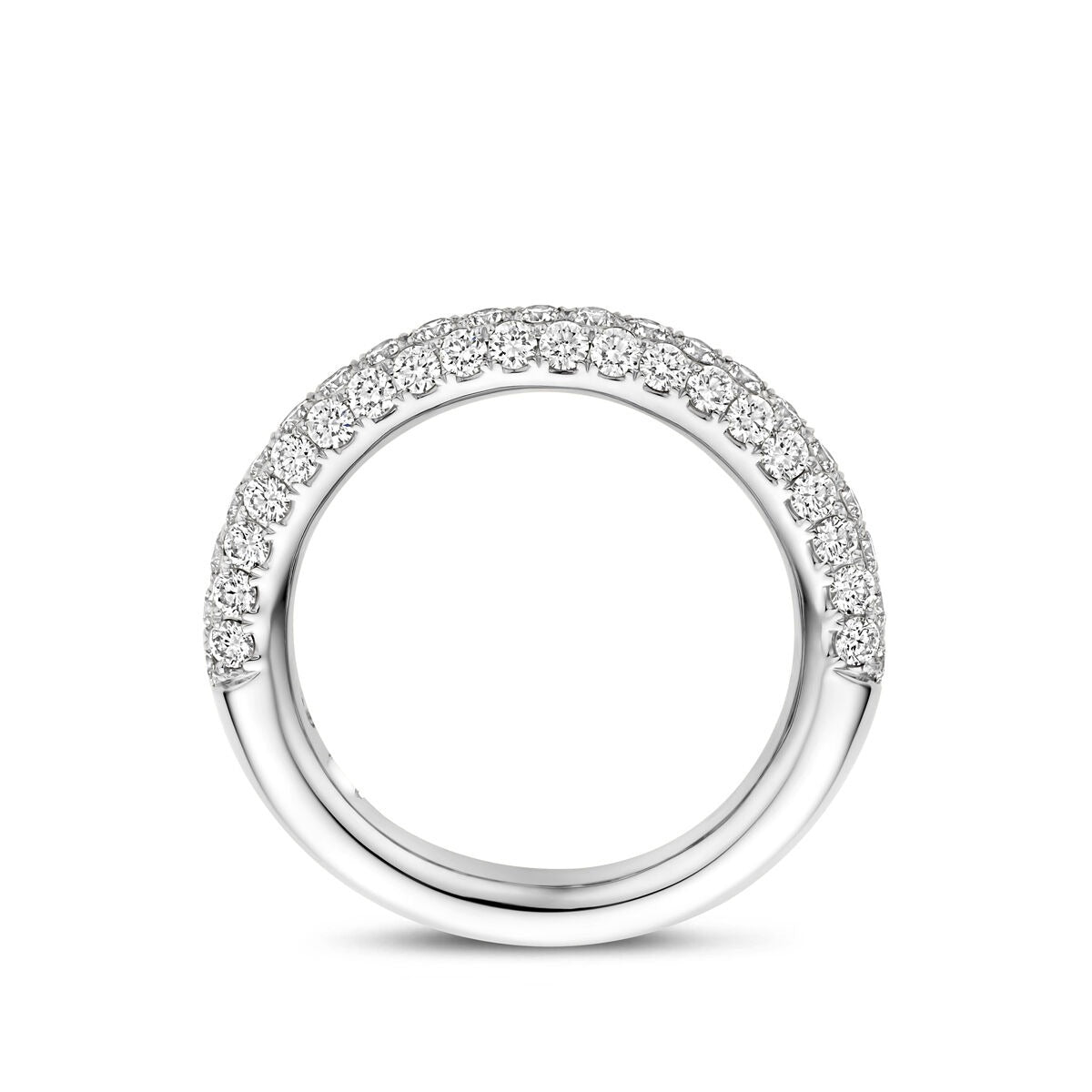 Anello in oro bianco 14k con diamante 1,24 ct