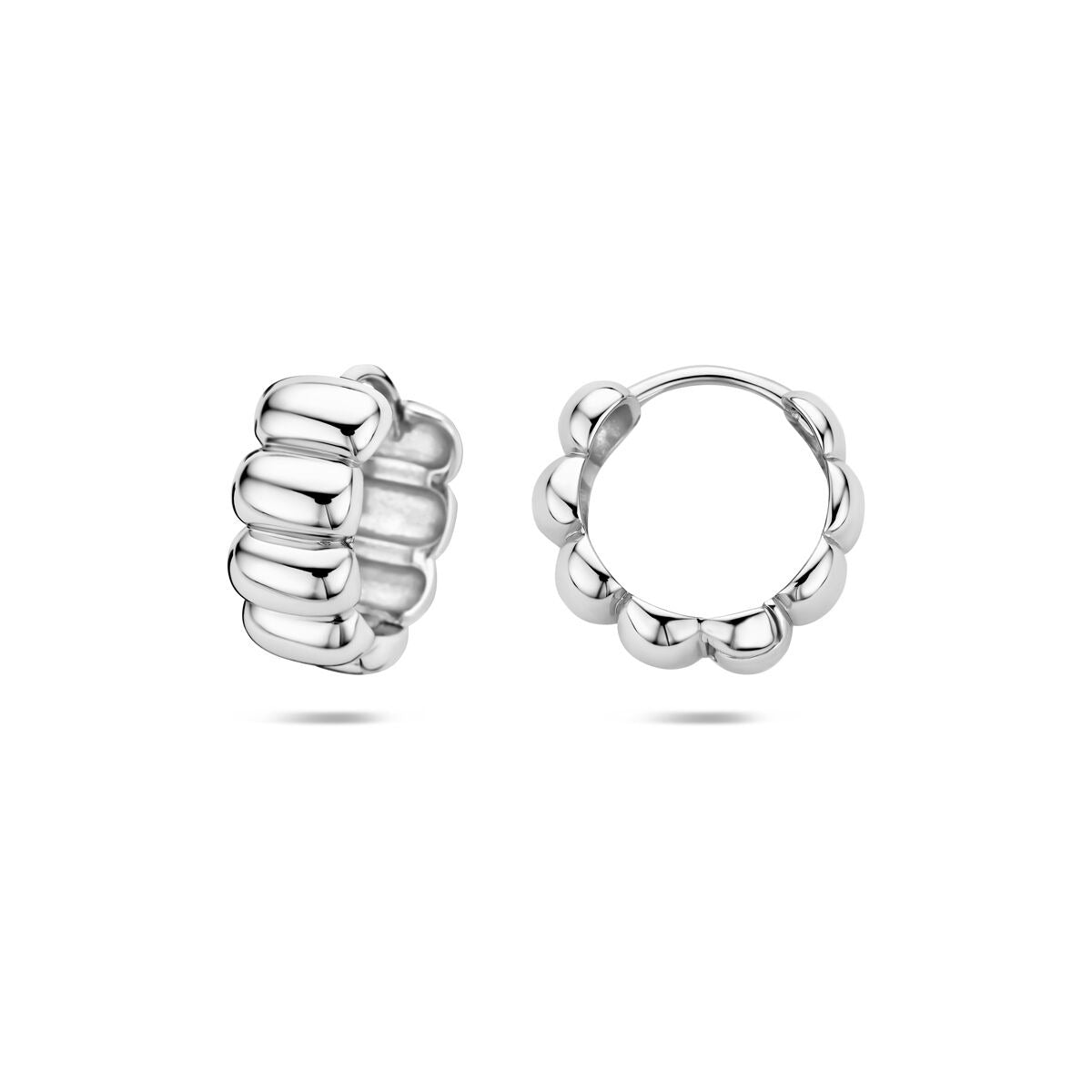 Orecchini a Clip in Argento Rodiato