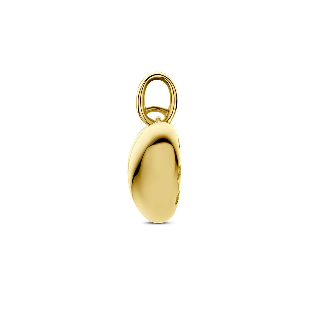 14k Geelgouden hart hanger