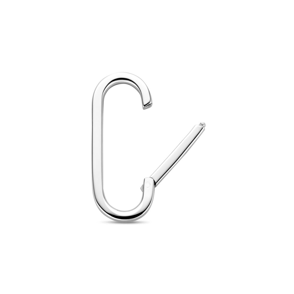 Connettore in argento rodiato