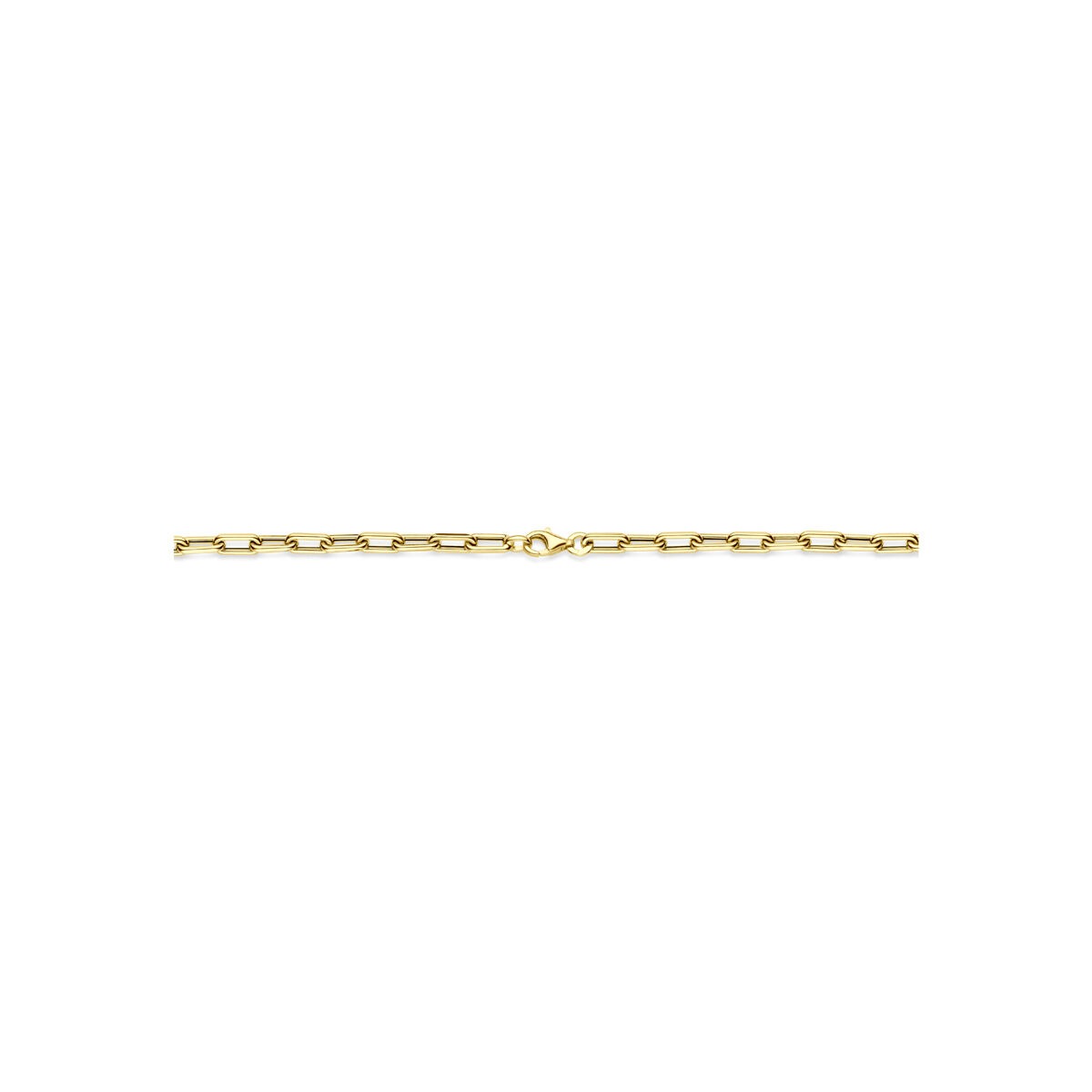 Collana ad ancora in oro giallo 14k