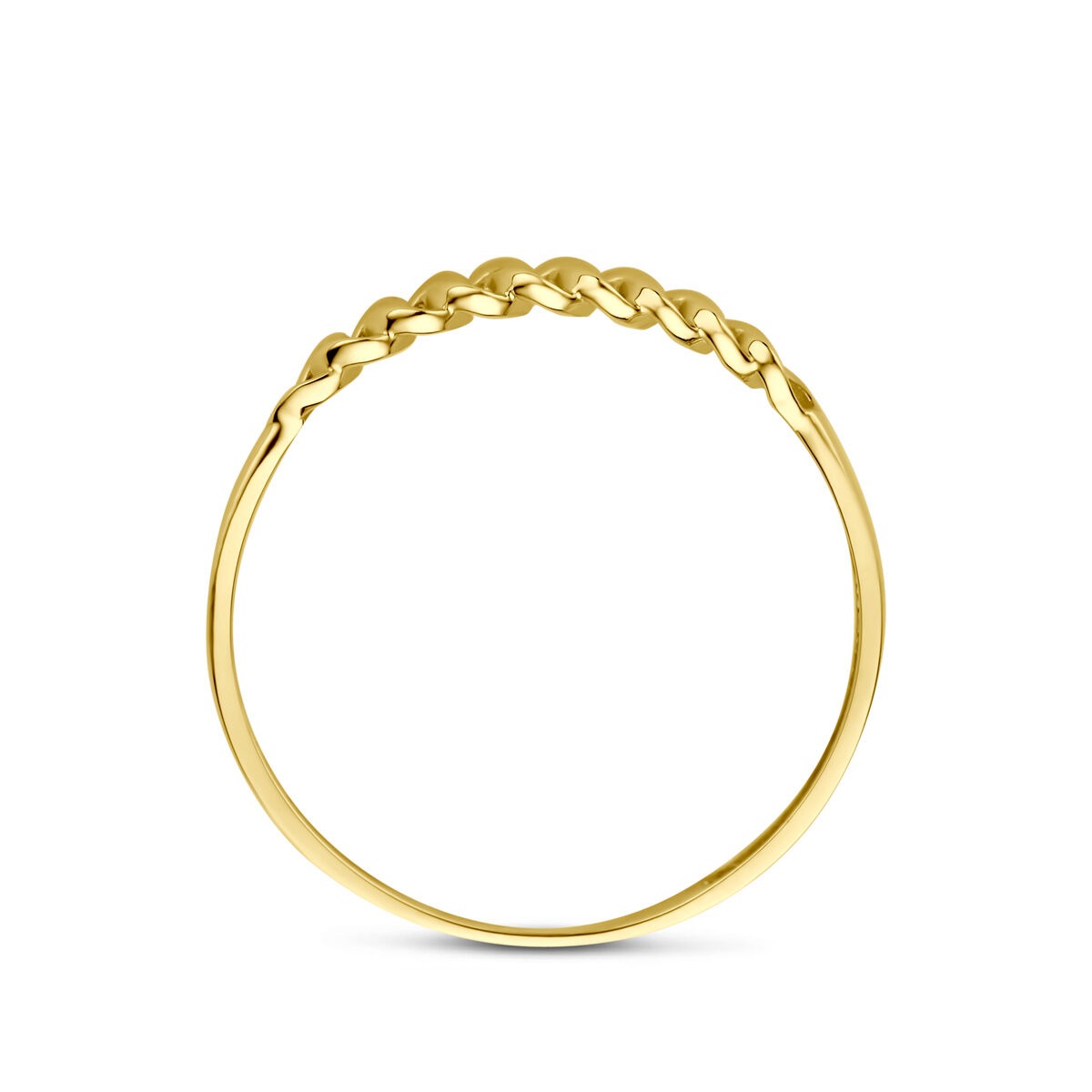 Anello in oro giallo 14k 4,5 mm