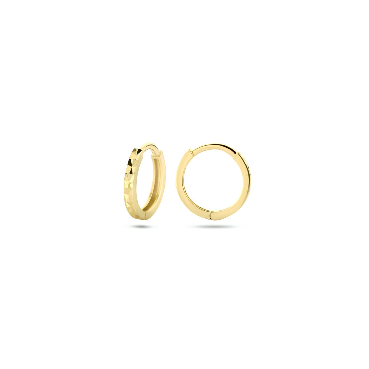 Orecchini a Cerchio in Oro Giallo 9k 10,3 mm