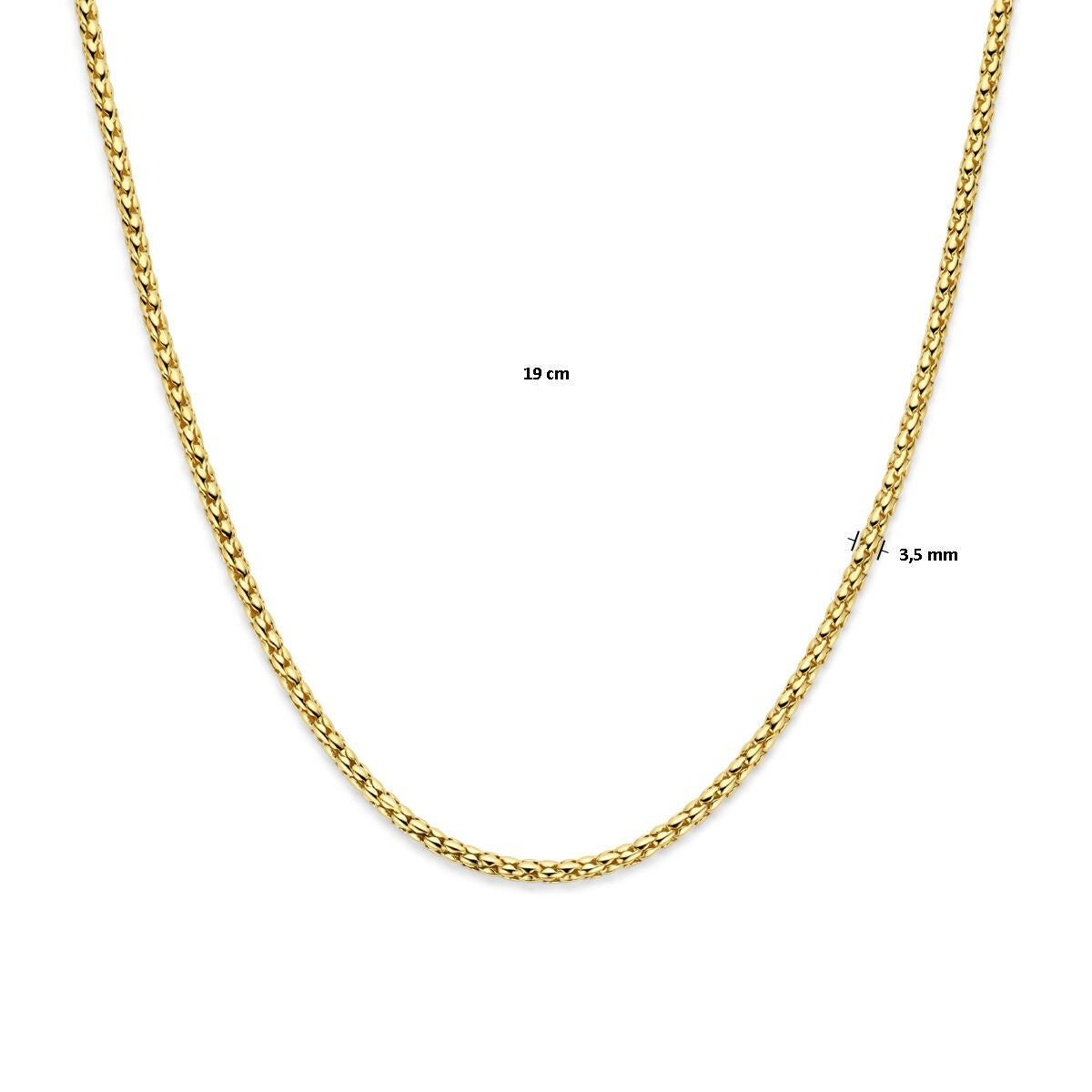 Collana da donna in oro – 14k collana a maglia