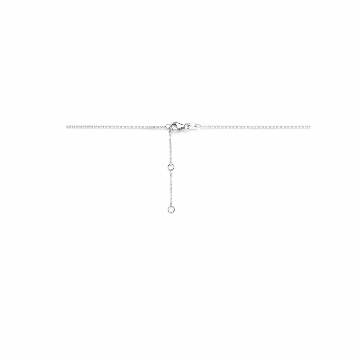 Collana in Oro Bianco 14k con Diamante