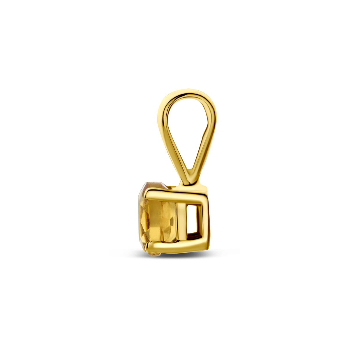 Ciondolo in Oro Giallo 14k con citrino