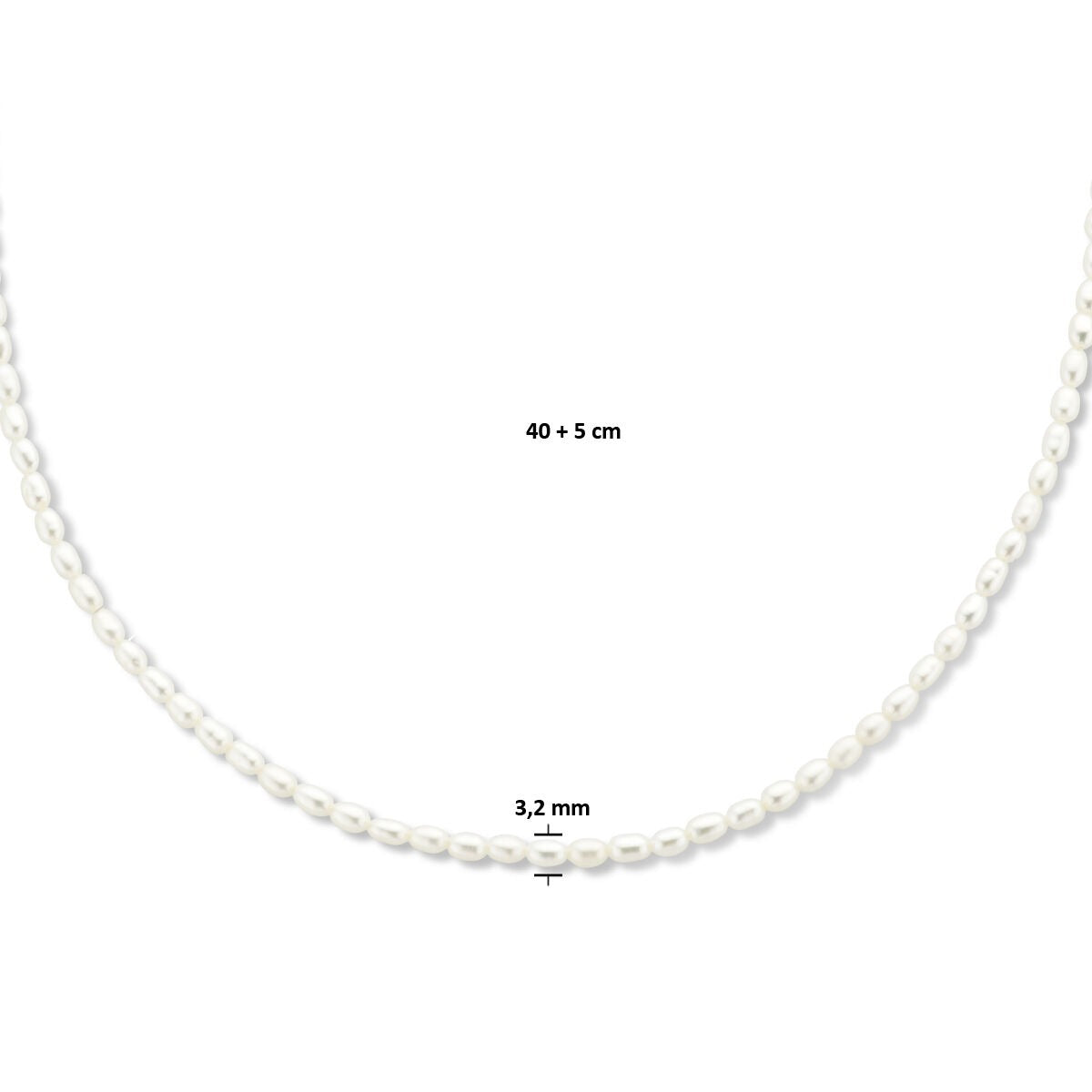 Collana in argento dorato con perle di acqua dolce – elegante combinazione di color oro e lucentezza perlata
