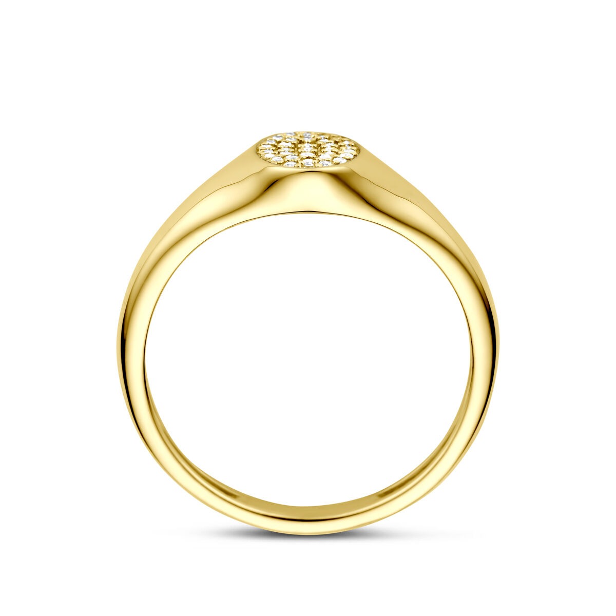 Anello in oro con diamante 14k da donna