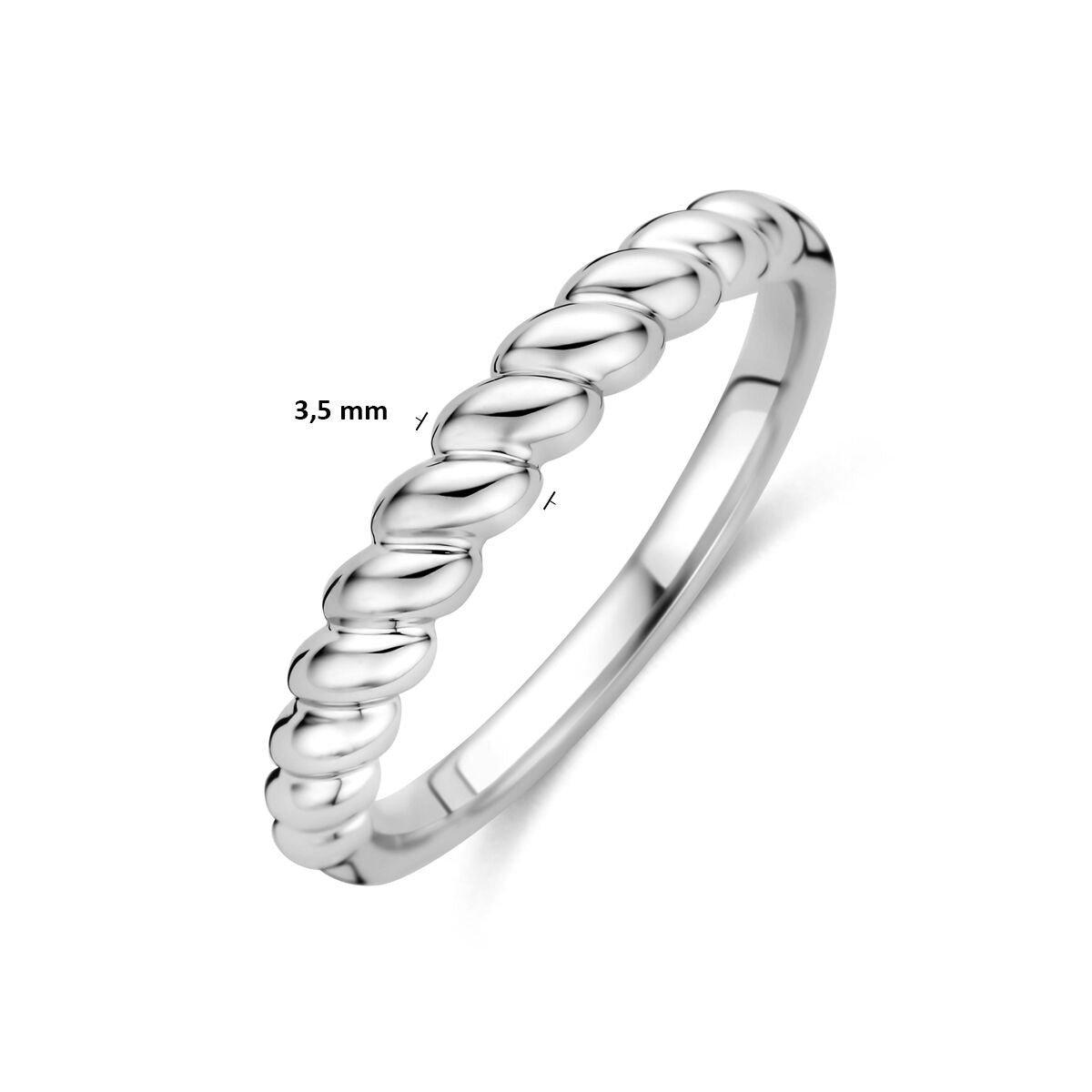 Anello in argento 925 rodiato