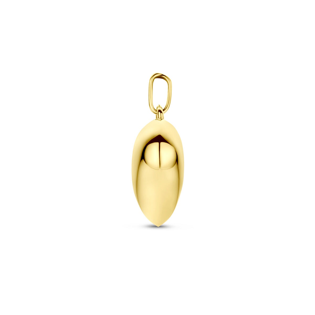 Ciondolo in Oro Giallo 14K con Cuore – Altezza 19,5mm