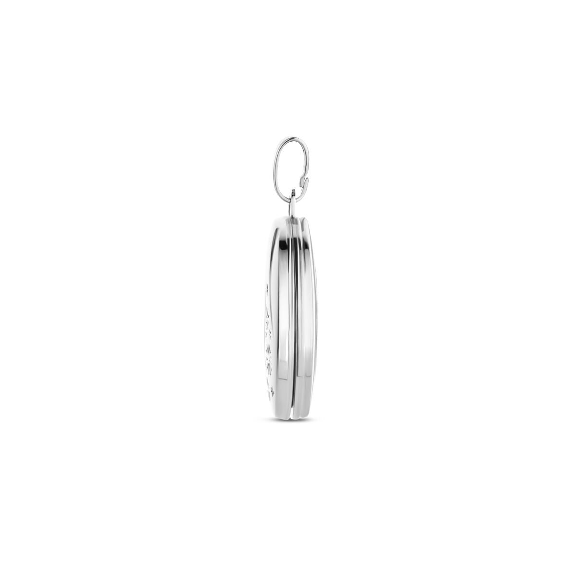 Medaglione in argento – ovale, argento 925 rodiato