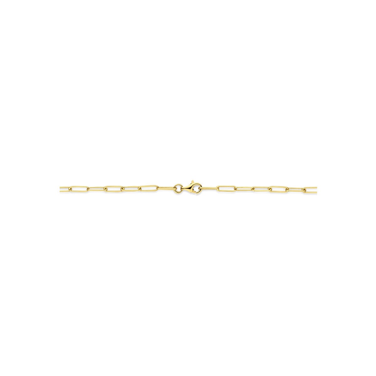 Collana in oro giallo 14k con maglia ad ancora