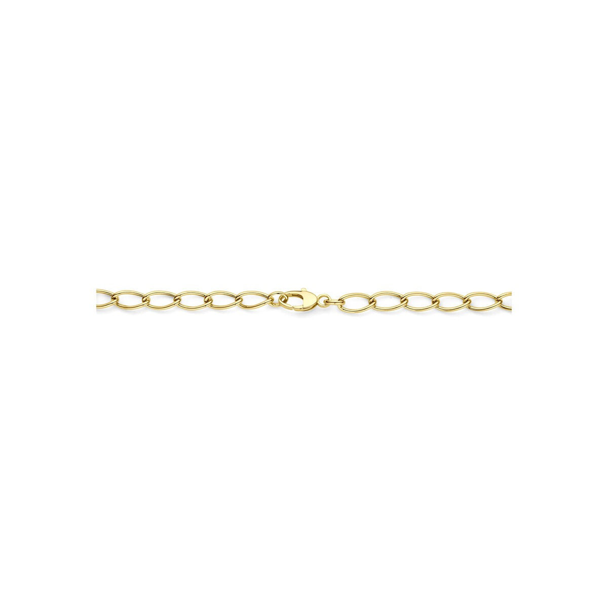 collana ad ancora in oro giallo 14k da donna