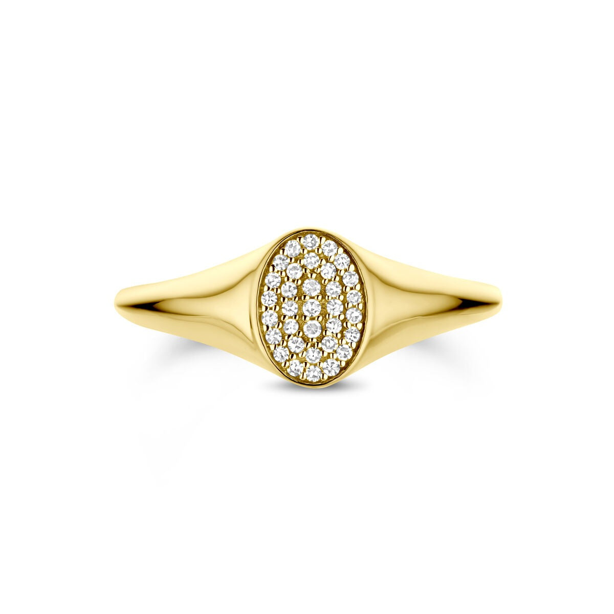 Anello in oro con diamante 14k da donna
