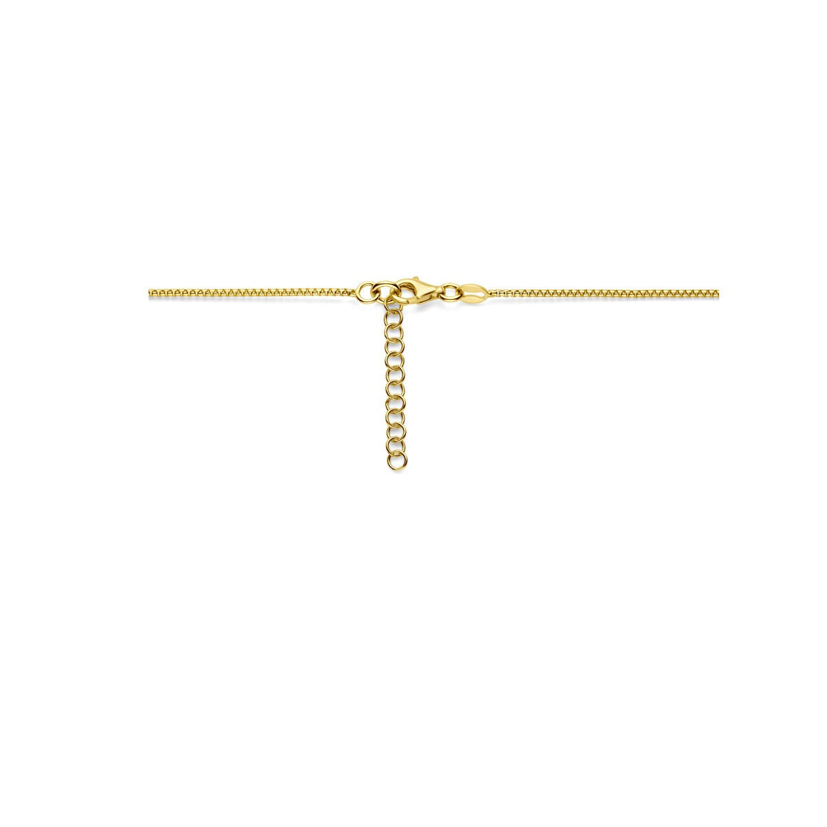 Collana argento dorato con palline – oro giallo su argento 925
