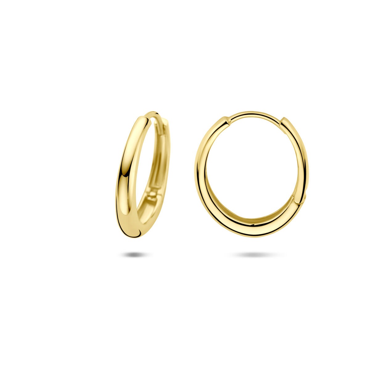 Orecchini a cerchio in oro – oro giallo 14k