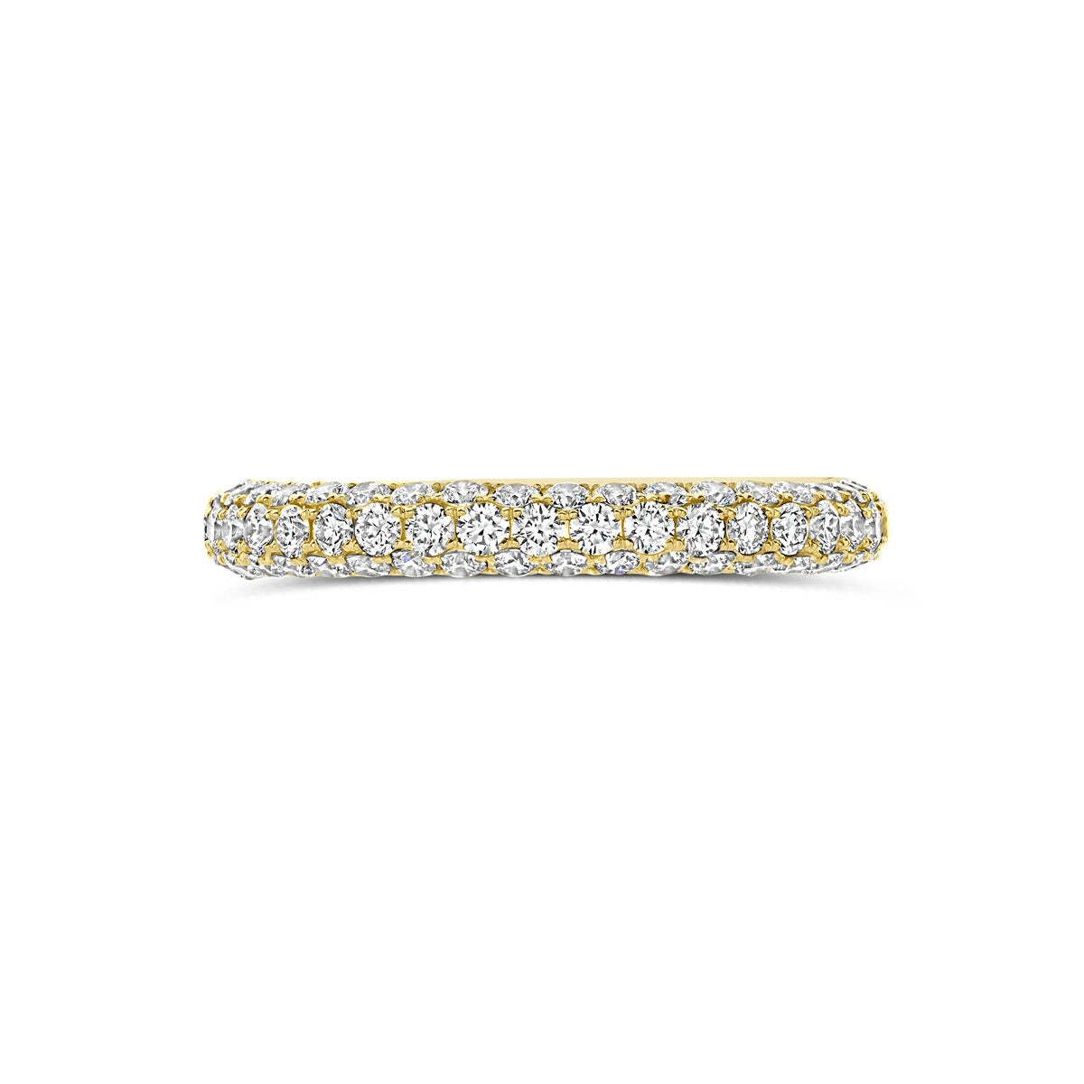 Anello in oro giallo 14k con diamante 1.24ct