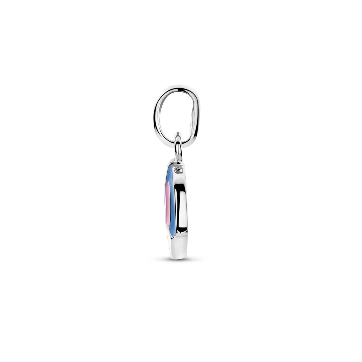 Ciondolo bambini in argento unicorno – smalto 10 x 8 mm