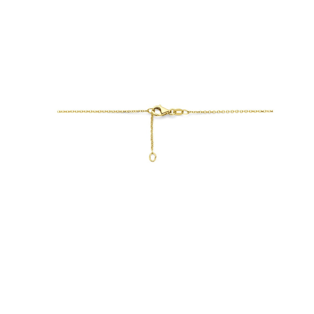 Collana in oro giallo 14K con topazio rosa