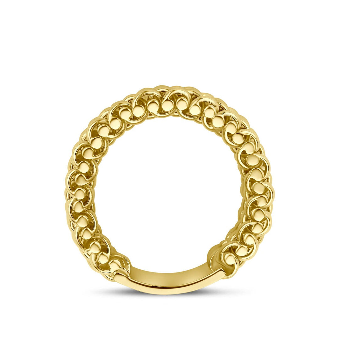 14k geelgouden dames ring