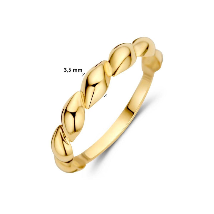 9k Geelgouden damesring