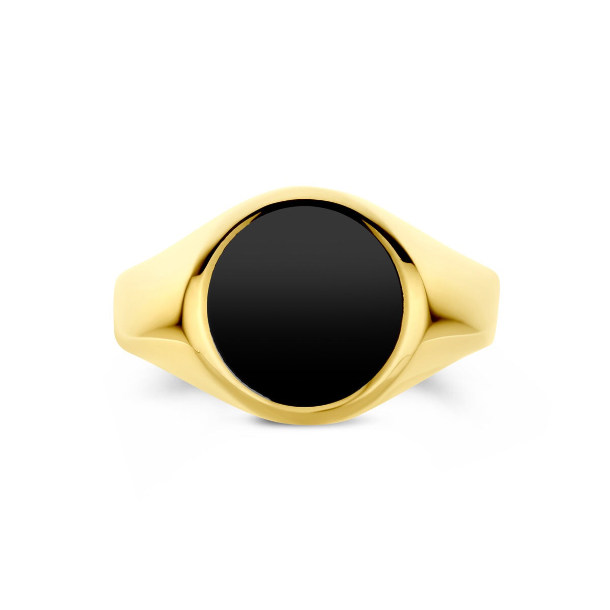 Anello in Oro Giallo 14k con Onice