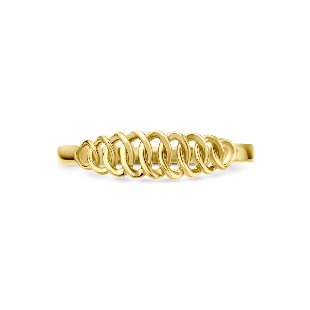 Anello in oro giallo 14k 4,5 mm