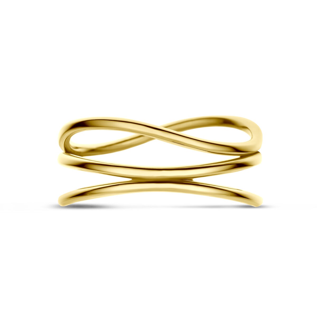 Anello in oro giallo 14k 8,5 mm da donna