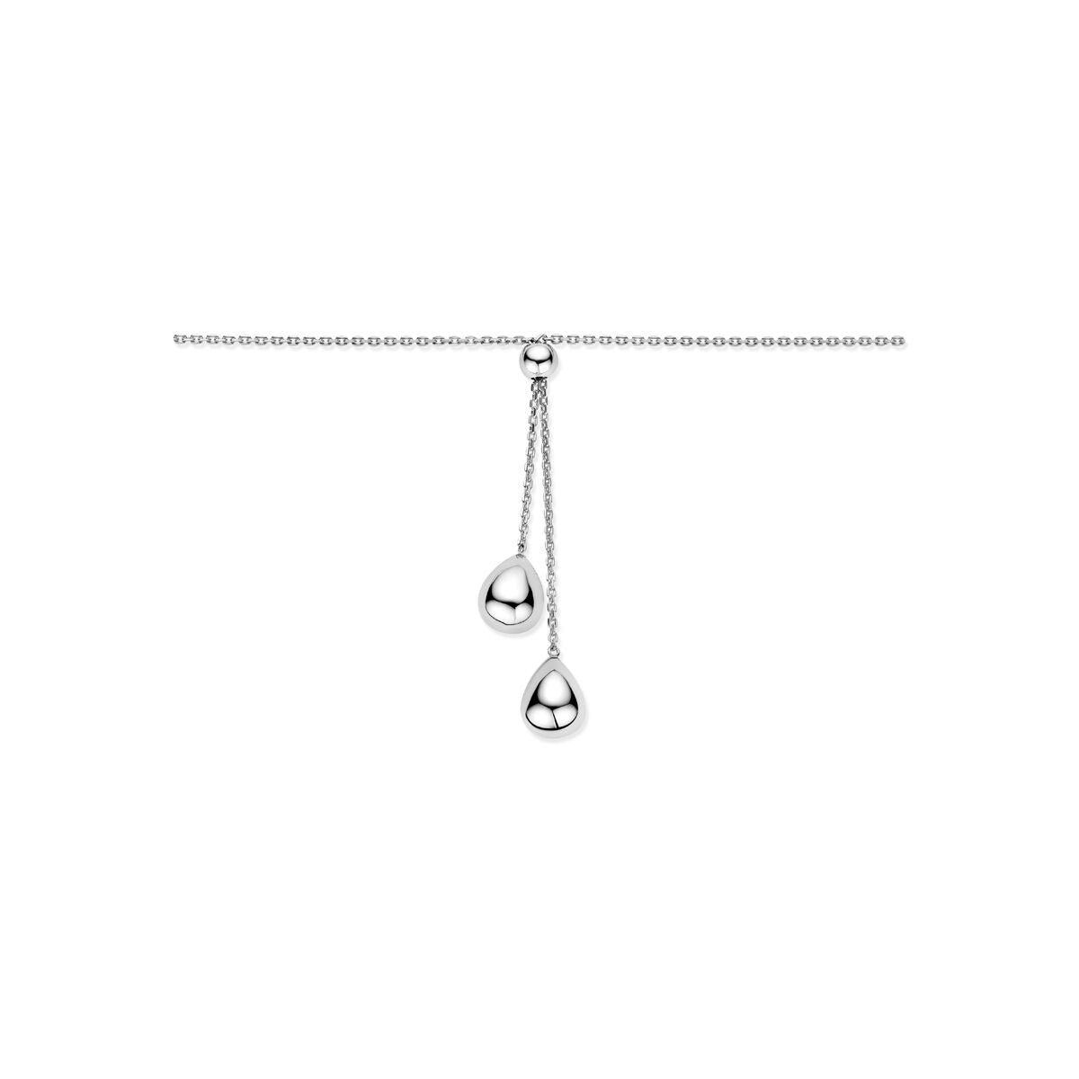 Collana a Y in argento 925 con palline