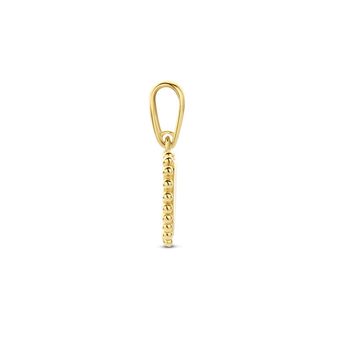Ciondolo Cuore in Oro Giallo 14k