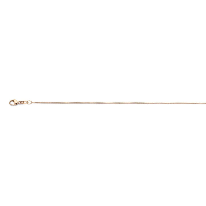 18k rosegouden dames ketting – gourmette collier 45 cm