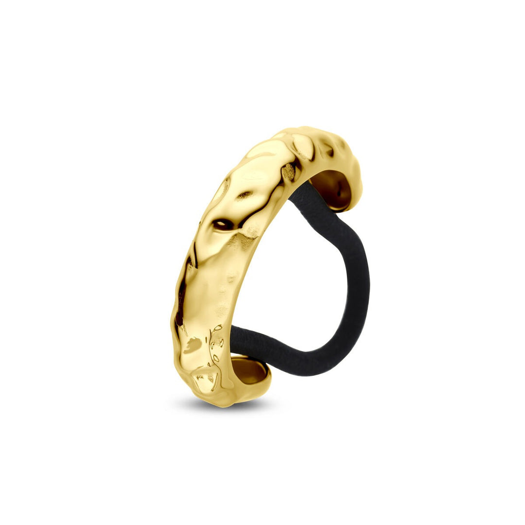 Stalen hair cuff goudkleurig – met ion plating, 11x51 mm
