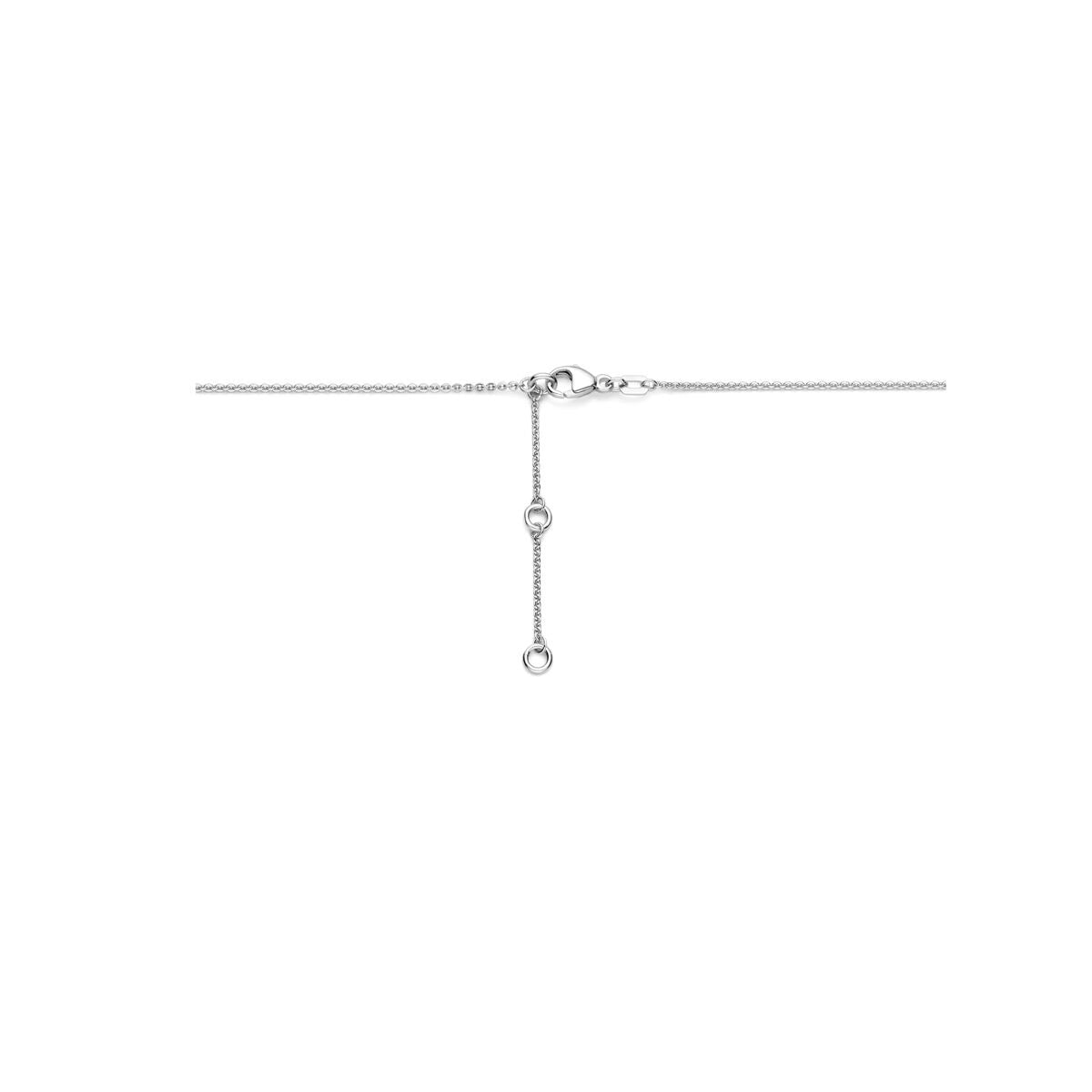 Collana con croce in argento – rodiato