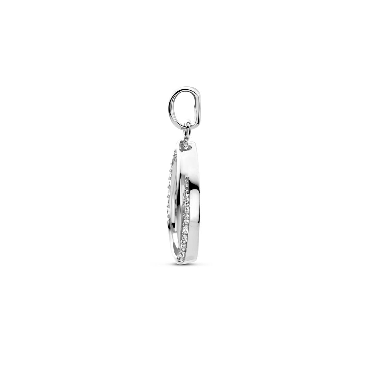 Ciondolo in argento con zirconi entourage – argento 925 rodiato