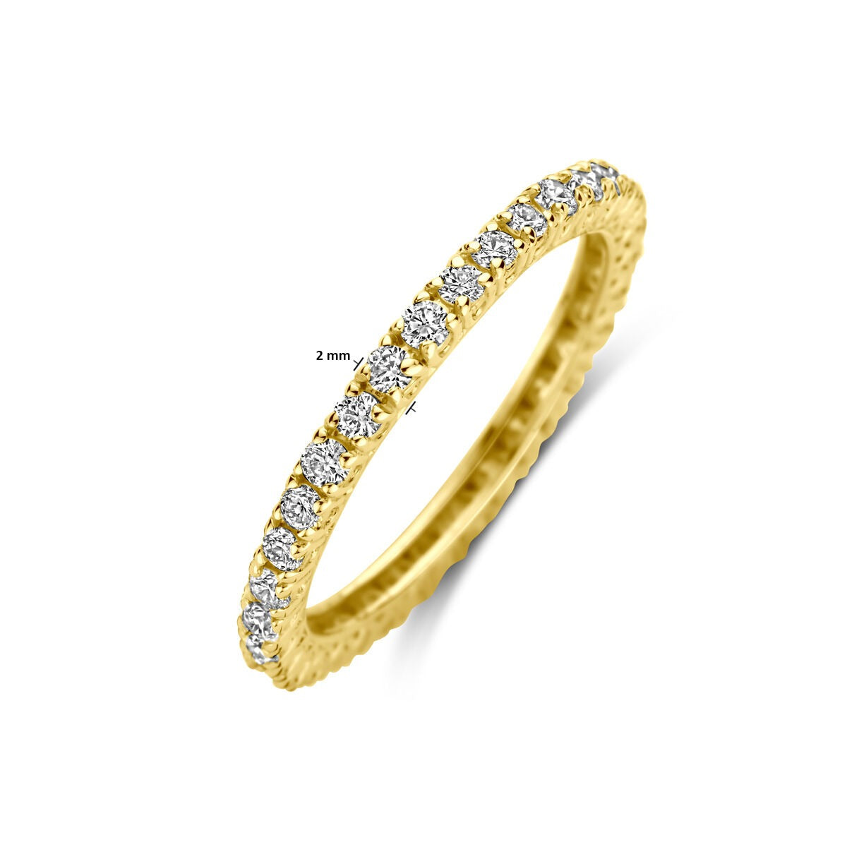Anello Alliance in Oro Giallo 14k con Diamante – 0,70 ct