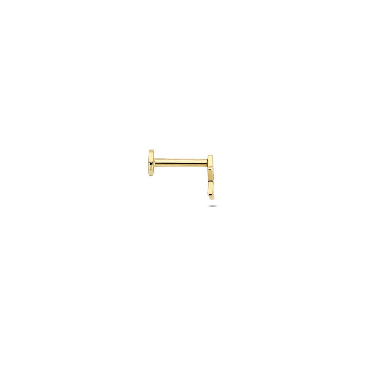 Piercing flat back a stella in oro giallo 14k – al pezzo