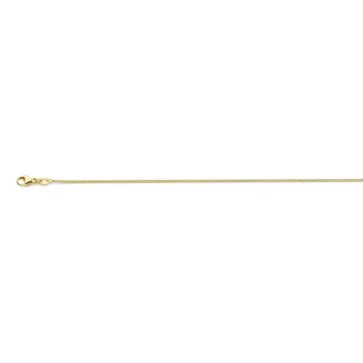 Collana da donna in oro 18k – collier gourmette 45 cm