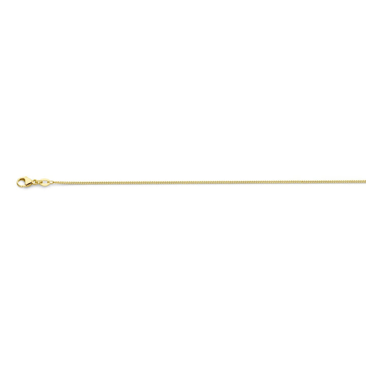 18k gouden dames ketting – gourmette collier 45 cm