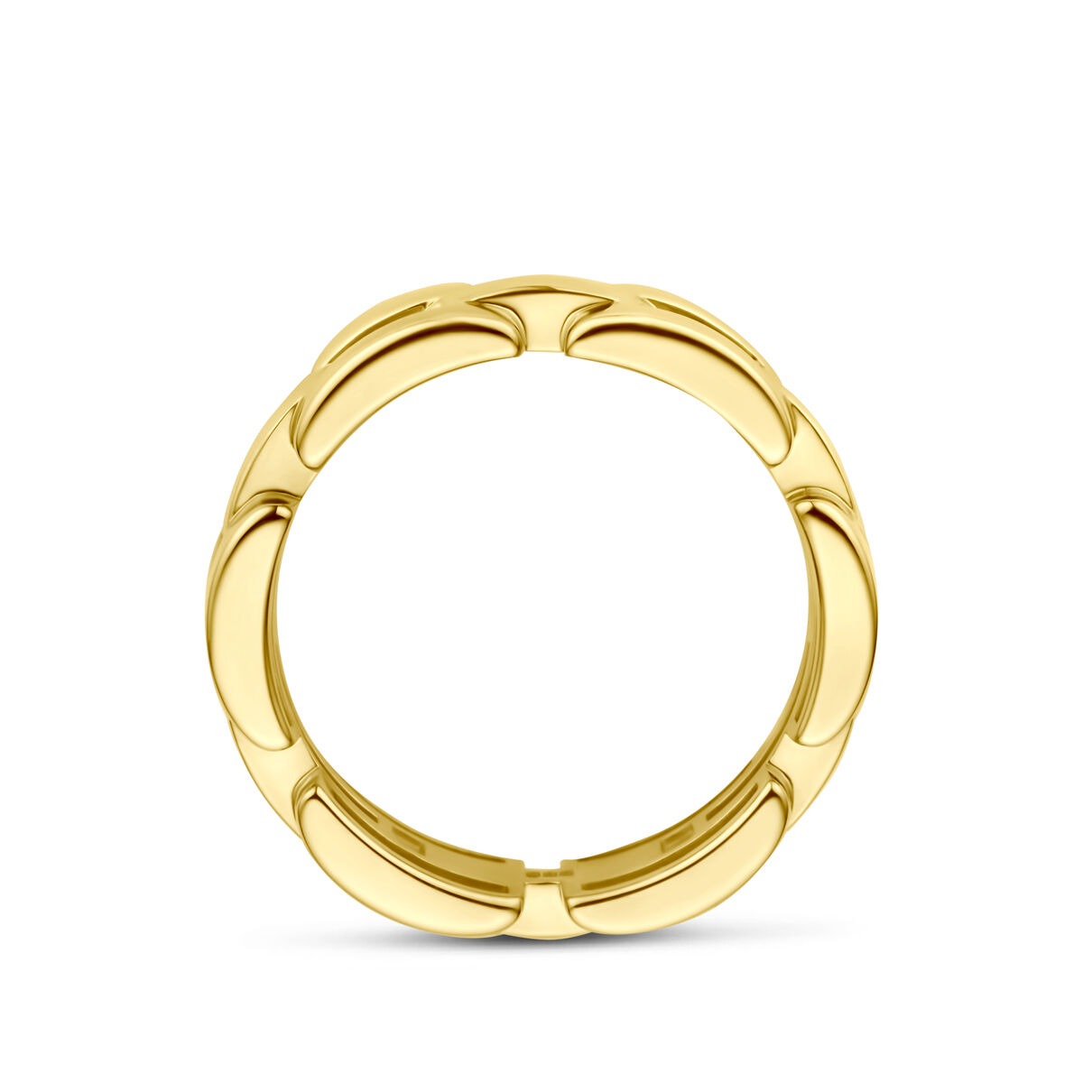 Anello da donna in oro giallo 14k