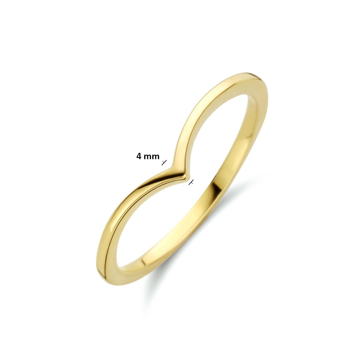 Anello in Oro Giallo 9k 4mm