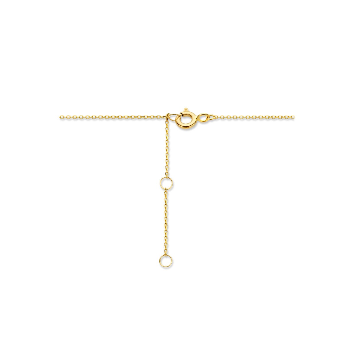 Collana in oro con piuma – 9k color oro giallo