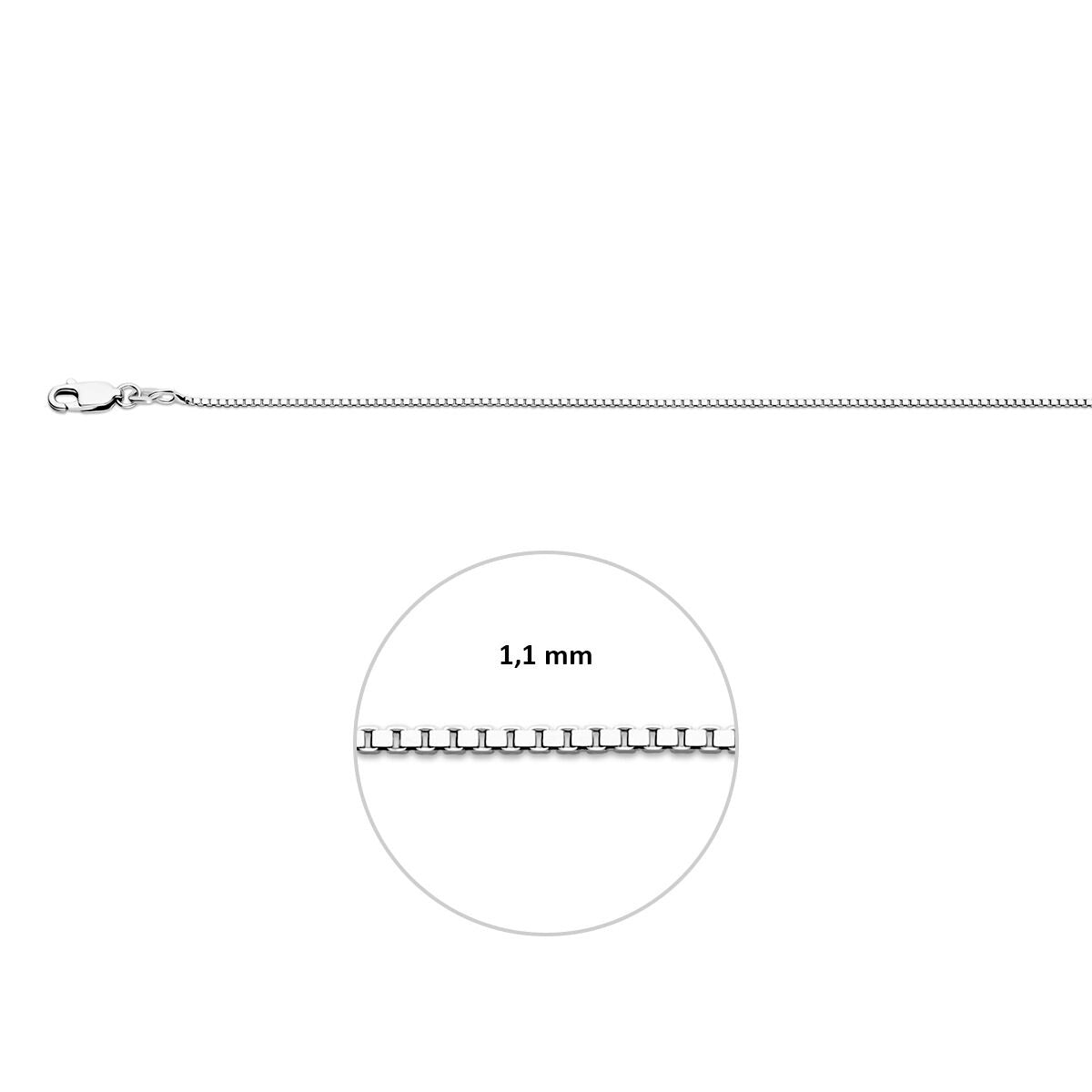 Collana veneziana da donna in argento rodiato
