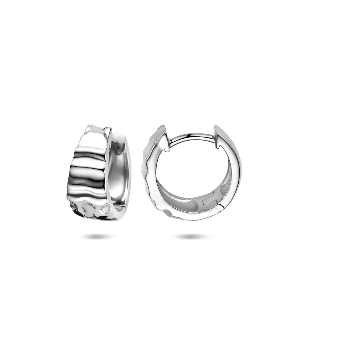 Orecchini a clip in argento – rodiati