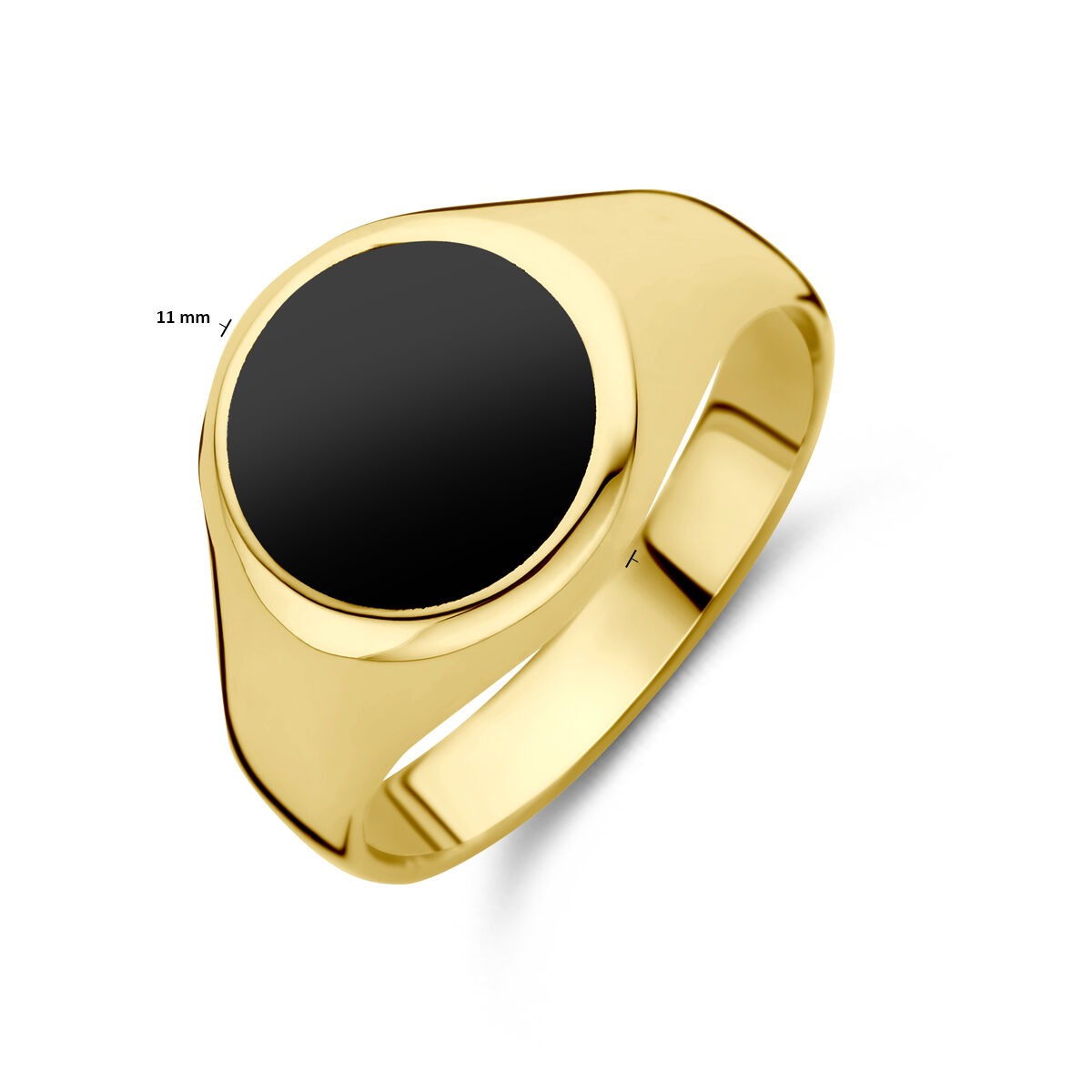 Anello in Oro Giallo 14k con Onice
