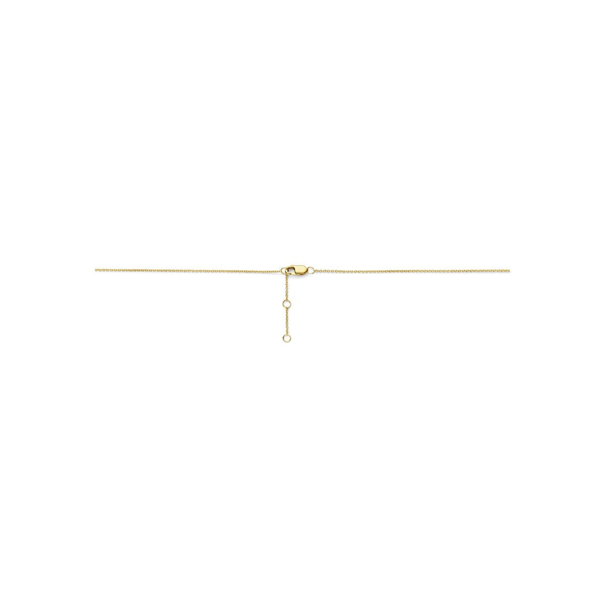 Collana in oro giallo 14k con diamante